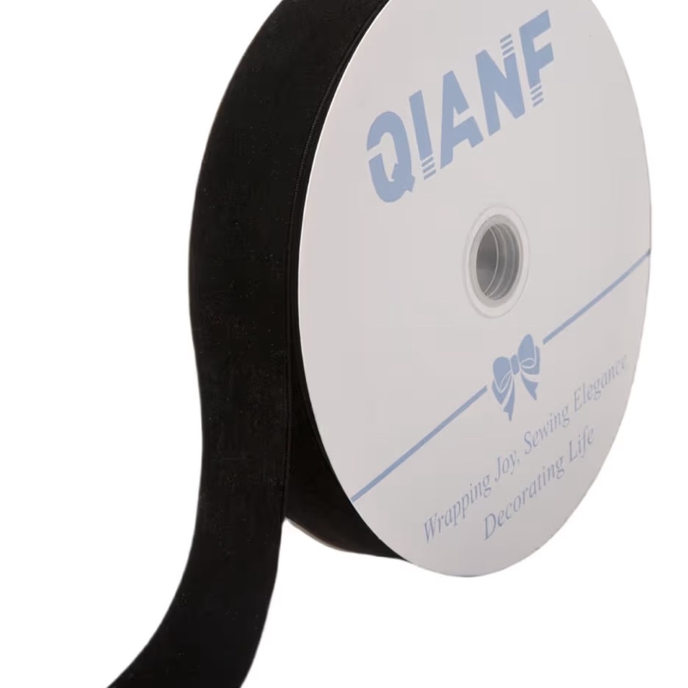 New Velvet Ribbon, 1 1/2-Inch by 25-Yard Spool (Black)